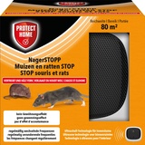 Protect Home NagerSTOPP, elektronischer Ultraschall-Schädlingsvertreiber zur Abwehr von Ratten und Mäusen für 80 m2
