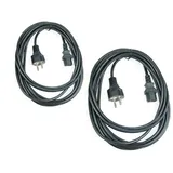 Adam Hall Cables Adam Hall 5 m Kaltgerätekabel Netzkabel schwarz 3 x 0,75 mm2 CEE 7/7 - C13, K3PKD 0500