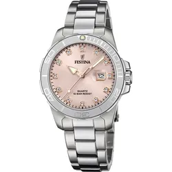 Festina Quarz Damen Boyfriend F20503/2 - rosègold,silber - 34.5mm