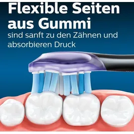 Philips Sonicare G3 Premium Gum Care Standard Schallzahnbürstenköpfe - 8er-Pack in Schwarz (Modell HX9058/33)