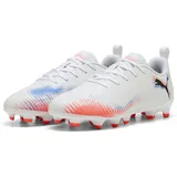 Play FG/AG Jr Fussballschuh, White Black Glowing Red, 38