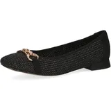 CAPRICE Da.-Ballerina für Damen, schwarz, Größe 41 EU