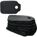 Ritzenhoff 12x Schieferplatten 212x16,5cm Untersetzer Servier-Teller mit Griff