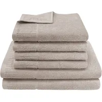 Dyckhoff Handtuch Set »Bridge«, Set, 6 tlg., Walkfrottier, 4