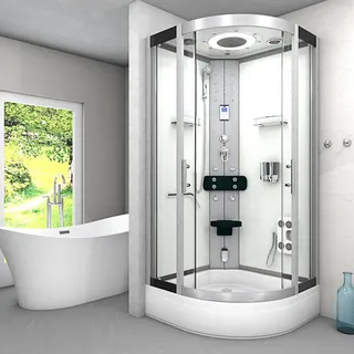 AcquaVapore Dampfdusche Duschkabine D58-60T2 100x100 cm