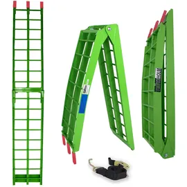 Baumarktplus TRUTZHOLM 1 x Auffahrrampe Klappbar Länge 180 cm Riffelstab