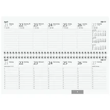 Glocken Tischkalender 2026 Blau