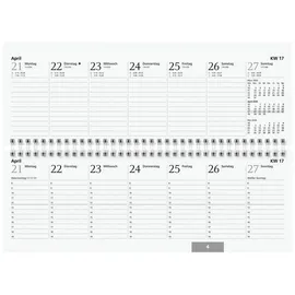 Glocken Tischkalender 2026 Blau