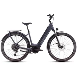 Cube Touring Hybrid Pro 625 metallicgrey ́n ́chrome 2025 Easy Entry - RH 50 cm