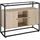 Tectake Sideboard 100 x 38 x 80,5 cm Braun