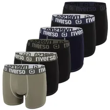 Riverso RIVOle Boxershorts Blau / Mehrfarbig M 6er Pack