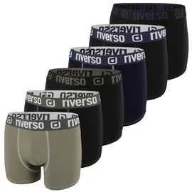 Riverso RIVOle Boxershorts Blau / Mehrfarbig M 6er Pack