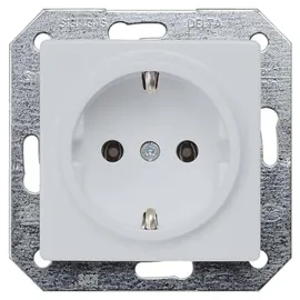 Siemens Schuko-Steckdose Aluminium-metallic 1 St.