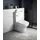 a&n&a aQualine JALTA HYGIE WC-Kombi mit WC-Sitz Weiß