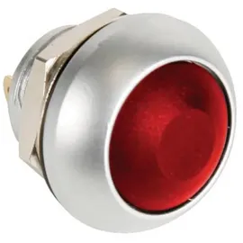 VELLEMAN MINI-DRUCKTASTER - METALL - ROTE SCHUTZKAPPE - 1P SPST Aus-(ein)