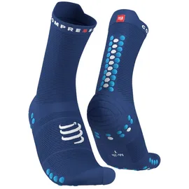 compressport Unisex Pro Racing Socks V4.0 Run High blau