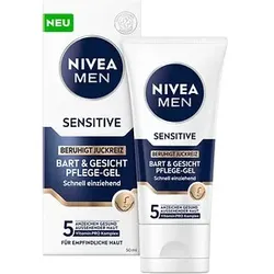 NIVEA MEN SENSITIVE BART & GESICHT Gesichtspflege-Gel 50,0 ml