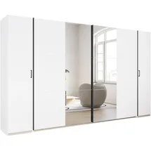 Rauch Drehtürenschrank Kronach 354 x 210 x 59 cm Grau/Weiß
