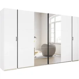 Rauch Drehtürenschrank Kronach 354 x 210 x 59 cm Grau/Weiß