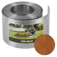 Vevor Rasenkante 10 m x 15 cm  Silber