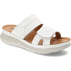 Weiße Flip-Flops Armodo Schlupfschuhe, 39