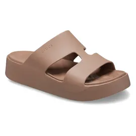 Crocs Getaway Platform H-strap Sandalen Latte 42-43