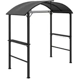 Outsunny Grillpavillon - 233Lx110Wx235Hcm - Dunkelgrau