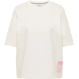Cecil Sweatshirt mit Backprint Weiß L
