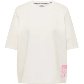 Cecil Sweatshirt mit Backprint Weiß L