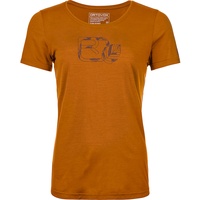 Ortovox Damen 120 Cool Tec Leaf Logo T-Shirt (Größe XS
