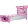 aea Kinderbett Prinzessin 90 x 190 cm Holz rosa