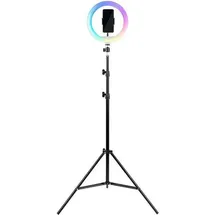 Havit ST7026 - Stativ mit RGB-Lichtring, schwarz (ST7026)