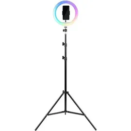 Havit ST7026 - Stativ mit RGB-Lichtring, schwarz (ST7026)
