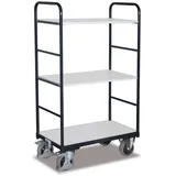 VARIOfit ESD Etagenwagen hoch 3 Ladeflächen 850 x 500 mm