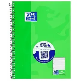 Oxford Collegeblock Schule Kleinformat liniert DIN A5 Innenrand, 1 Block