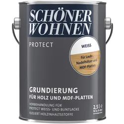 SCHÖNER WOHNEN FARBE Grundierung »SW Protect«, weiss, matt, 2,5 l