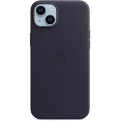 Leder Case mit MagSafe Cover für Apple iPhone 14 Plus (Schwarz)