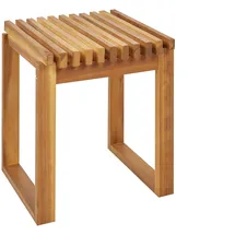 Beliani Beistelltisch 40 x 40 x 44 cm Braun