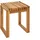 Beliani Beistelltisch 40 x 40 x 44 cm Braun