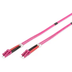 DIGITUS LWL Multimode Patchkabel, OM4, LC / LC