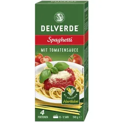 Delverde Spaghetti mit Tomatensauce 4 Portionen 549G