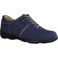Finn Comfort Belfort Damenschuhe Schnürer Blau City Sport Leder bequem - Marken Finn Comfort, Blau, leder (pata) - Blau - 37,5