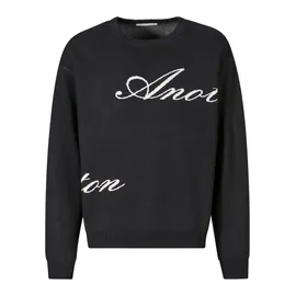 another cotton lab Strickpullover Signature Knit Sweat Black L