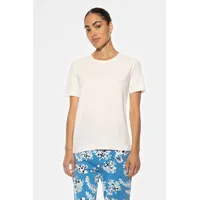 MEY Tessie Pyjama-Shirt Unifarben Weiß S