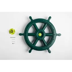 DICE Piratenlenkrad/Steuerrad XXL Grün/Grün
