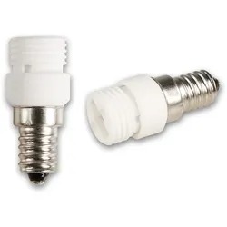 Lampensockel Adapter für Leuchtmittel - max 100W - E14 auf G9 Konverter