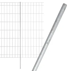 VOSS.farming Ersatz-Pfosten, Stabmattenzaun, Zaunelemente-Fixierung, 125cm