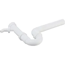 Quellmalz Röhren-Siphon Weiß Ablaufbogen 90° DN 40