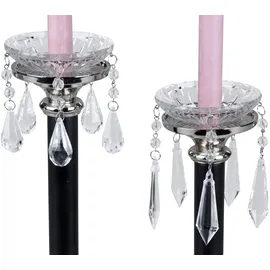 Bollweg Kerzenschmuck Kerzenring 10 cm Acryl klar für Kerzen 1 von 2 Modellen, 1 Stck. Lieferumfang
