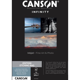 Canson 206211007 Edition Etching Rag Box, A3